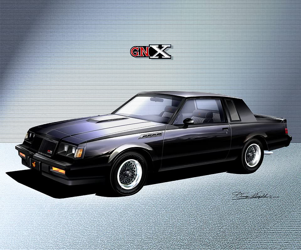 Amazon.co.jp: 1987 Buick GNX車アートプリントポスター